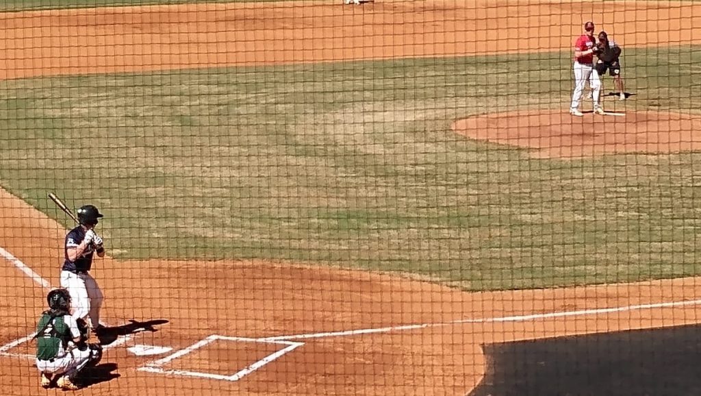 Baseball Showcase Doubleheader Game Action